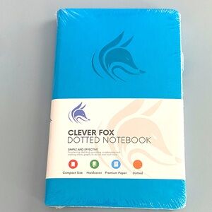 Clever Fox Blue Dotted Notebook